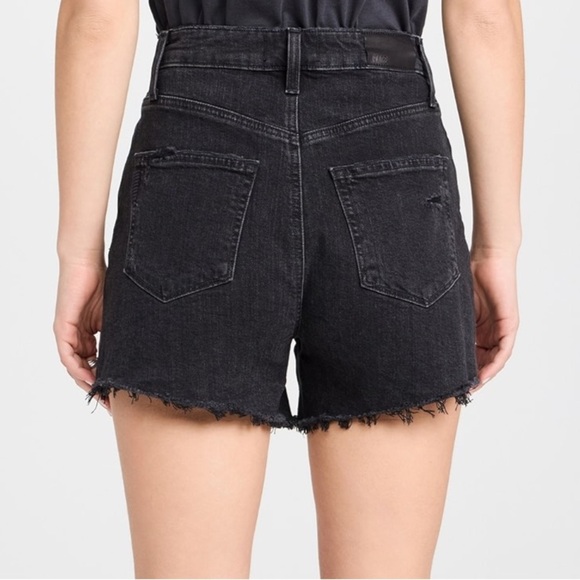 Paige Women’s Dani Cut Off Shorts Black Size 24 - Picture 4 of 12